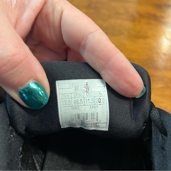 Brooks Addiction Walker men’s walking shoes all black size 12.5 wide 2E - Picture 12 of 13